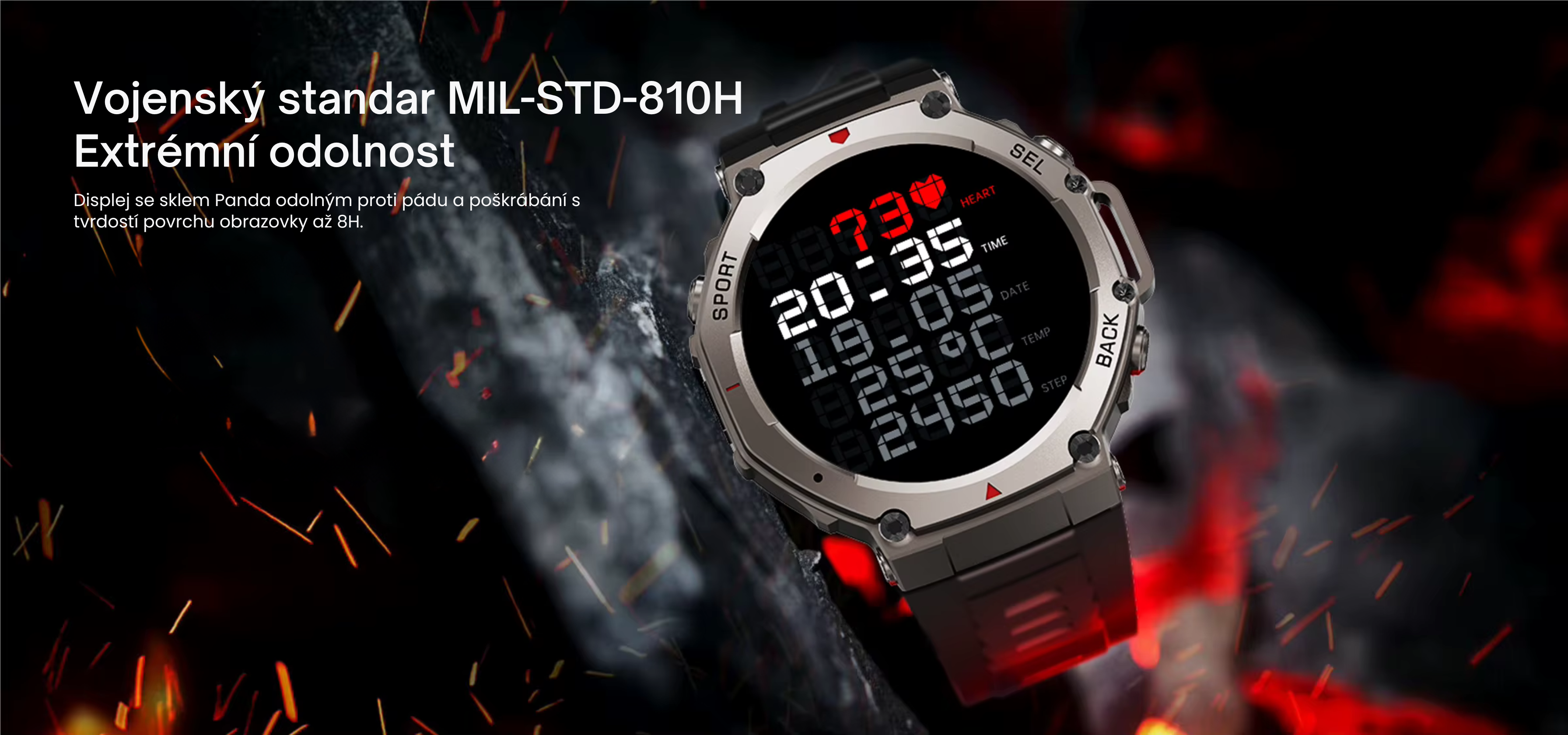 Military-Grade Durability Made of high-strength, drop-resistant and scratch-resistant Panda glass, Screen surface hardness is up to 8H and resistant to deep scratches.